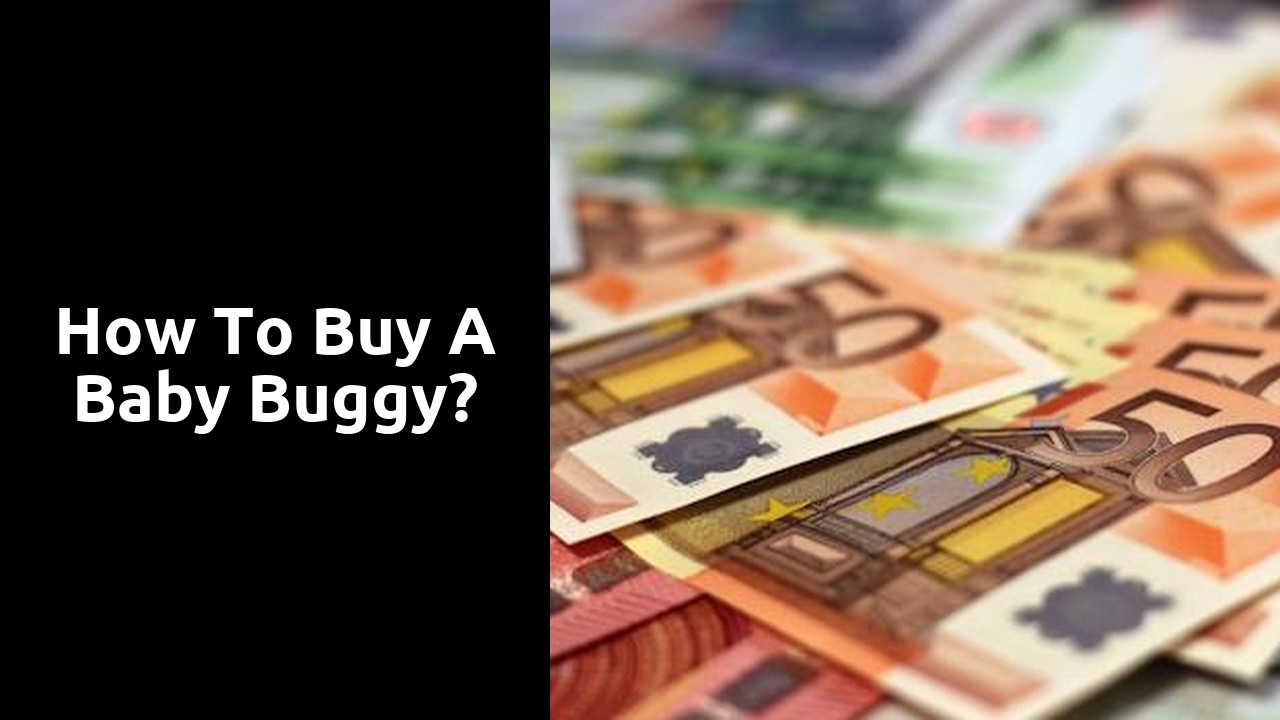 How to buy a baby buggy?